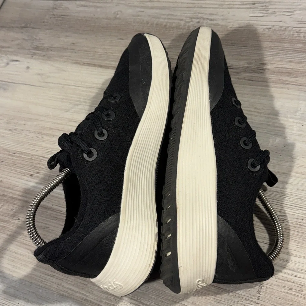 Allbirds Women Wool Runner Protect Natural Black Comfort Shoe Size 9.5
